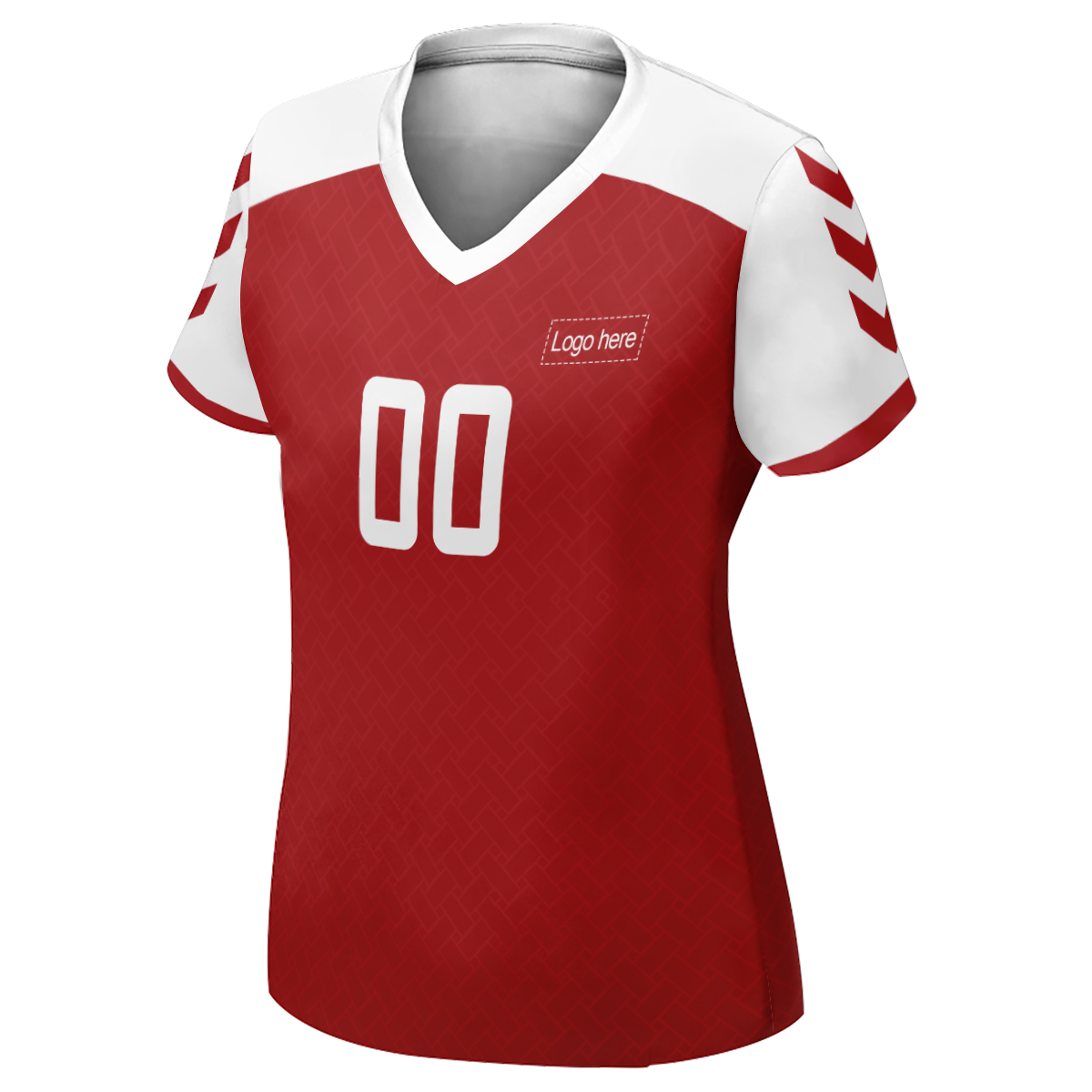 그림이 있는 여성 한정판 덴마크 월드컵 맞춤형 축구 유니폼