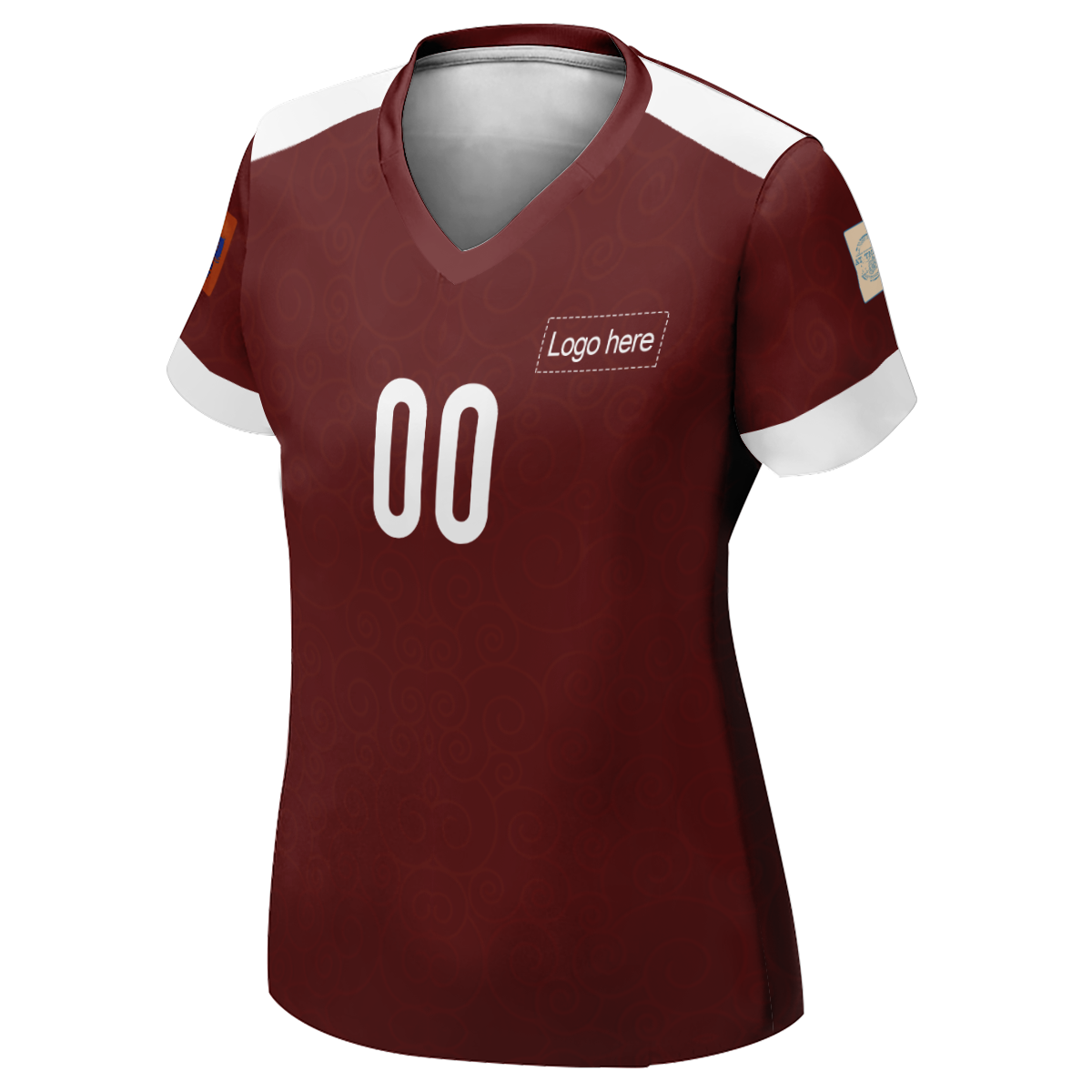 그림이 있는 여자 플란넬 카타르 월드컵 맞춤형 축구 유니폼