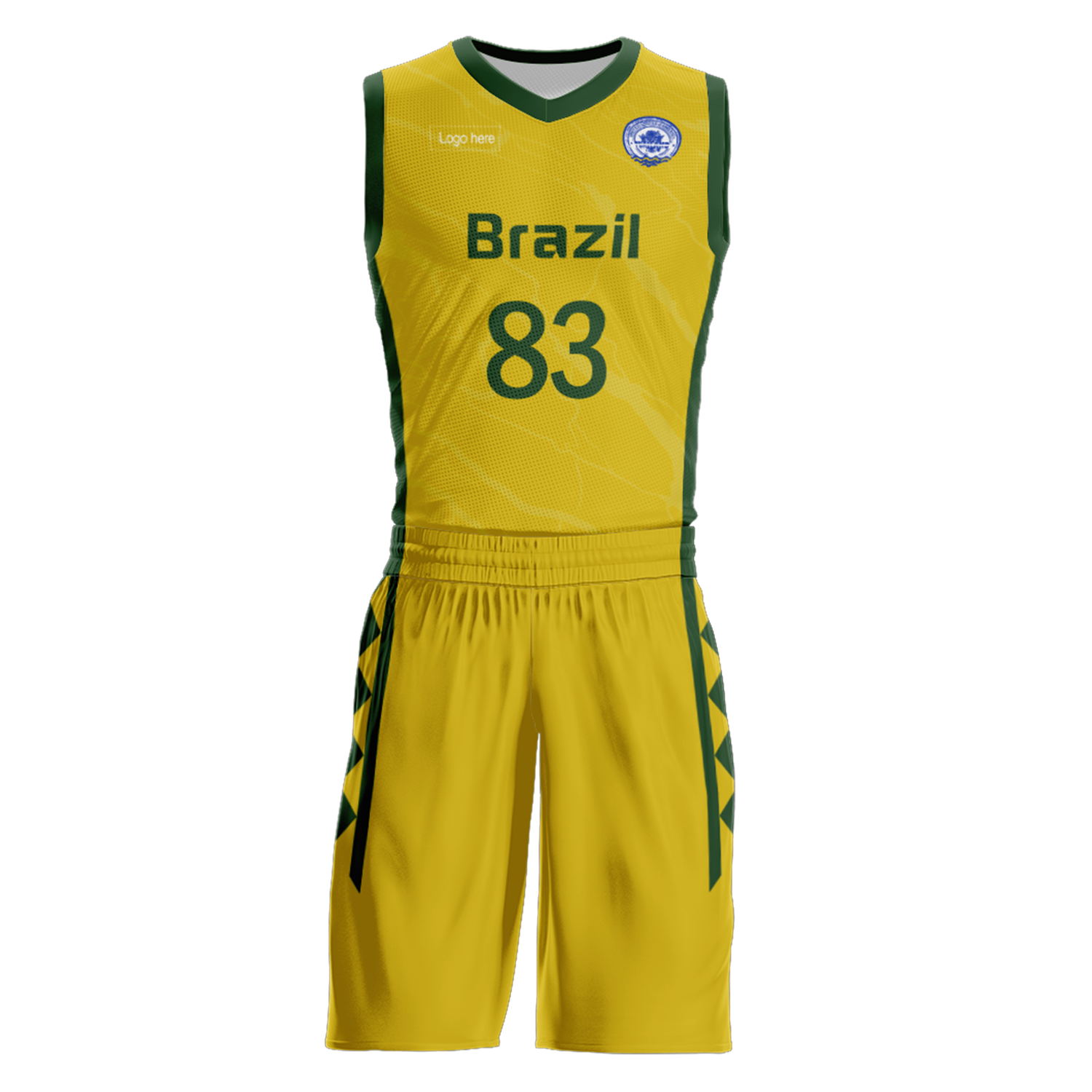 맞춤형 브라질 팀 농구복
