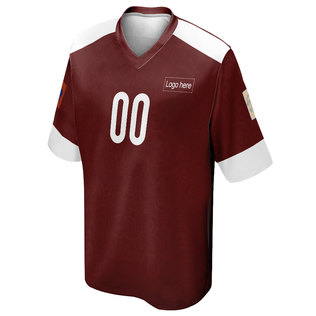 그림이 있는 남성용 플란넬 카타르 월드컵 맞춤형 축구 유니폼